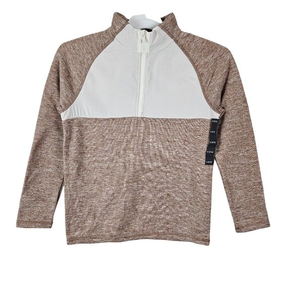 All In Motion Unisex 1/4 Zip Pullover Sweatshirt Size M 8-10 Cozy School Casual - Picture 1 of 10